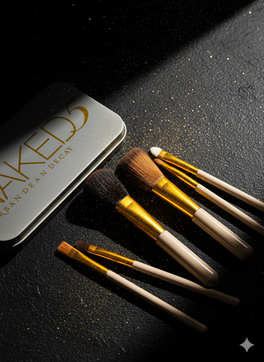 8 Pcs Mini Travel Makeup Brush Set β Portable Soft Brushes for Foundation & Eyeshadow