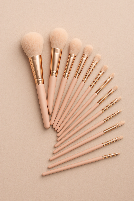 13 Pcs Makeup Brush Set – Soft Bristles for Face & Eye Makeup