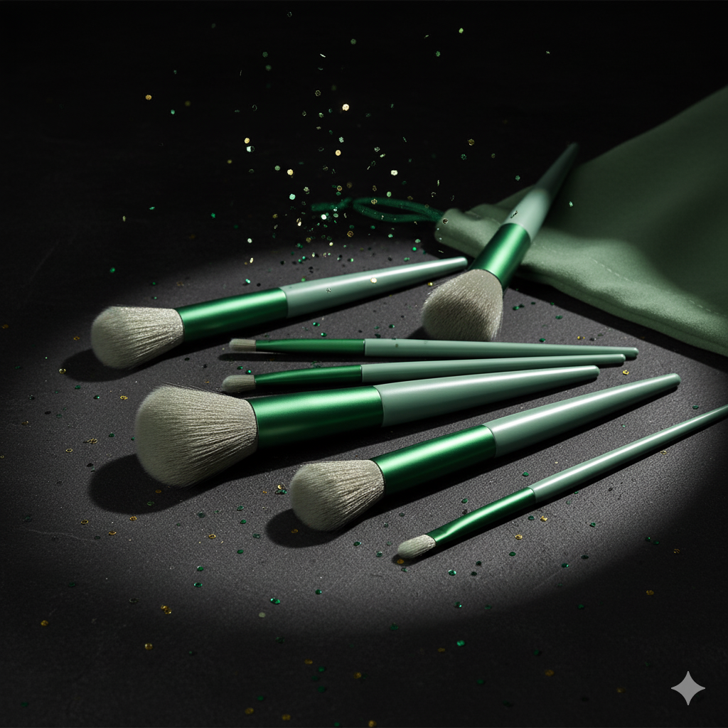 13 Pcs Makeup Brush Set – Soft Bristles for Face & Eye Makeup